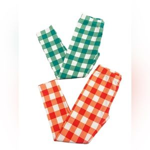 Hanna Andersson Girls Fall Leggings (2 Pack) - Sz 6/7